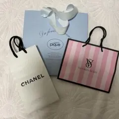 ビクトリアシークレット、ジェラピケ、CHANELショッパー 3枚セット