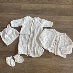 pupo ベビードレス 退院着 お宮参り セット