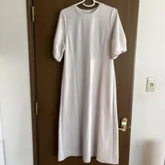 GU ベージュ カットソーワンピース XL