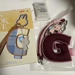 ラブブ PIN FOR LOVE イニシャルアルフ アベット ペンダント【G】