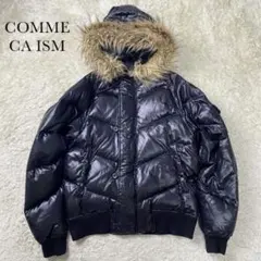 コムサイズム COMME CA ISM ダウンジャケット ファーダウン