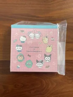 新品ちいかわ　サンリオキャラクターズメモ帳　うさぎ　ハチワレのサムネイル