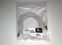 新品　LANケーブル I-O DATA LC-PC6A 5M 10G＆PoE++