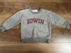 EDWIN キッズ トレーナー グレー　100
