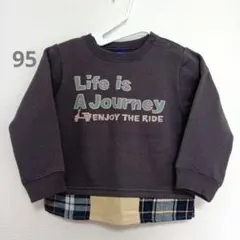 【美品】Crescent トレーナー 95 ダークグレー