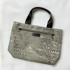 新品未使用 コシノヒロコ トートバッグ マチあり ブラウン