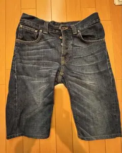 Nudie Jeans Co. デニムショートパンツ ダークブルー　29インチのサムネイル
