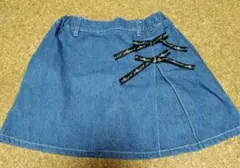 子供服　150cm　ALGY　 女の子ミニスカート　デニム