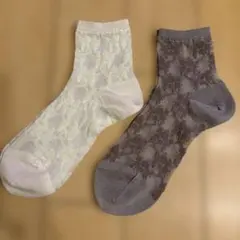 【新品未使用】靴下屋　レディースソックス2足セットのサムネイル