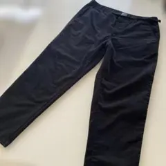 GU　テーパードアンクルパンツ　黒　メンズL