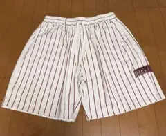 OVERWHELM ストライプバスケットボールパンツ