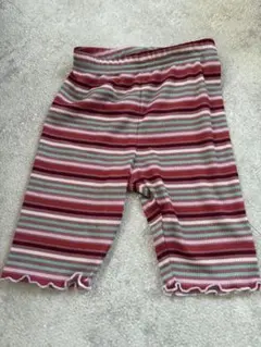 赤とピンクのストライプパンツ 39サイズ