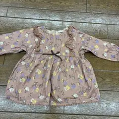 petit main 花柄ブラウス 110cm