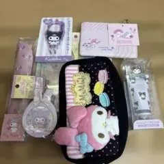 新品・中古品・サンリオ・マイメロ・クロミ・チャーム・キーホルダーまとめ売りセット