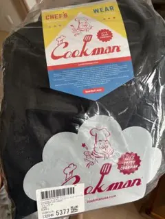 COOKMAN クックマン　定番ブラック　シェフパンツ ブラック L