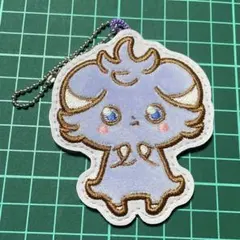 890 ポケピース ニャスパー レザー 刺繍キーホルダー