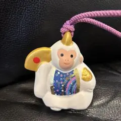 干支猿の置物　土鈴