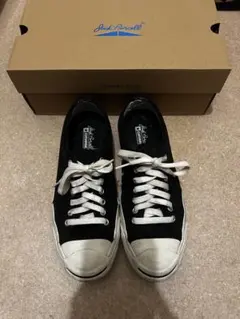 ２７cm★JACK PURCELL★コンバース ジャックパーセル キャンバス★黒のサムネイル