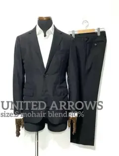 ​極美品 ゼニア×伊勢丹メンズ スーツ セットアップ シルク混 モヘア混 L位 E.Z BY ZEGNA ゼニア◇シルク混高級生地◇メンズスーツセットアップ