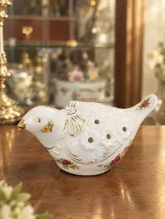 ロイヤルアルバート 鳥の置物 陶器製
