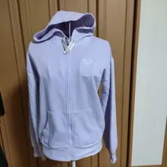 ラベンダー フード付き パーカー