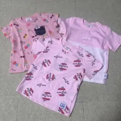 新品　Buddy Lee ピンク Tシャツ 80cm 3枚セットのサムネイル