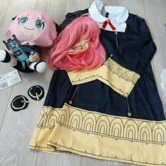 SPY×FAMILY アーニャ イーデン校 制服と髪飾り ウイッグセット 衣装