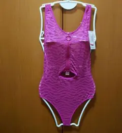 旧レアwicked weasel ワインカラー シースルーメッシュワンピース水着