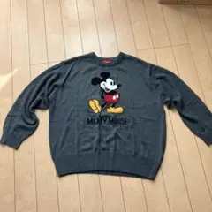 【最終価格】5/31まで！ IEDIT Disneyミッキーマウスニット　3L