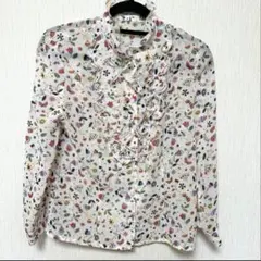 0261 HANAE MORI 森英恵 ブラウス 40サイズ 花柄