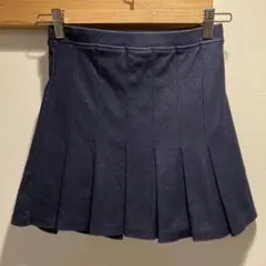 ZARA ザラ　プリーツスカート 134cm ブルー　デニム