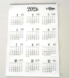 矢沢永吉 E.YAZAWA 2025年 カレンダーのサムネイル