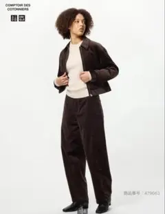 UNIQLO コーデュロイカーブパンツ　ブラウン