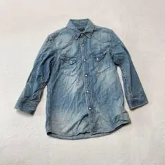 ナノユニバース デニムシャツ