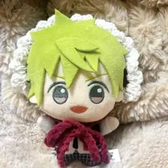 ちびぐるみサイズ かぎ編み ヘッドドレス ワインレッド ぬい服