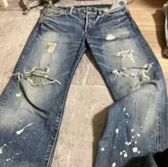 Levi's ペイントリメイク　ワイドデニム Levi's ペイントリメイク ワイドデニム