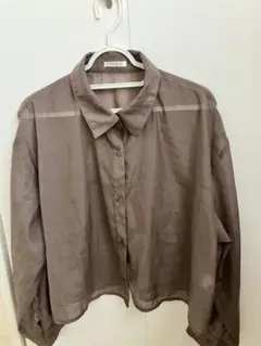 COLZA ショート丈シアーシャツLサイズ