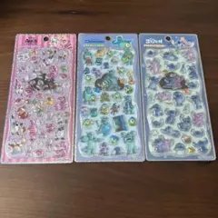 プチドロップステッカー　ディズニー3枚セット