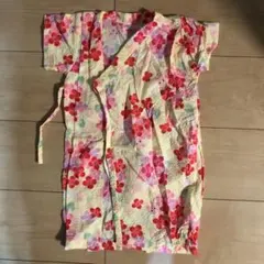 ミキハウス　ホットビスケッツ　甚平オール　M　70-80