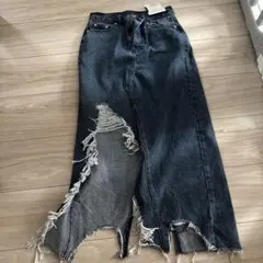 Bershka VINTAGE COLLECTION デニムロングスカート XSのサムネイル