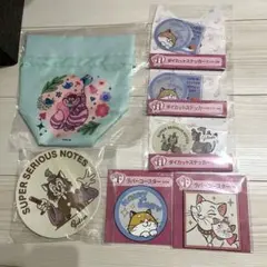 ディズニー　にゃん・にゃん・にゃん　ハッピーくじ　7点セット