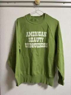 coen グリーン ニット M