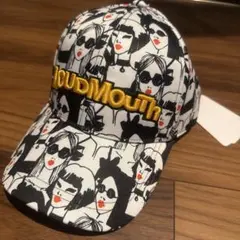 新品未使用　LoudMouth モノクロキャップ