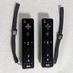 Wiiリモコン ブラック 2本セット