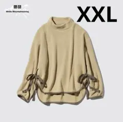 UNIQLO XXL フリースオーバーサイズモックネックプルオーバー