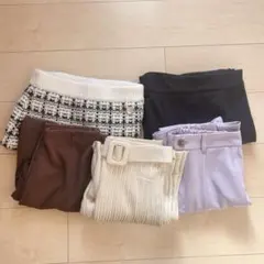 GU スカート パンツ Sサイズ 5点まとめ売り