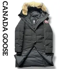 美品 CANADA GOOSE ダウン アウター 3802L ロゴ シェルバーン