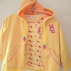 メゾピアノ ベリーちゃんいちごパーカーセット♡お値下げ中
