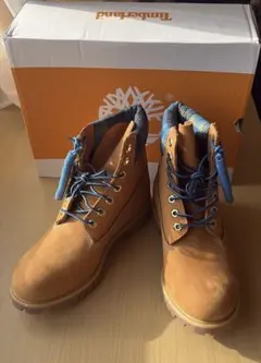 【新品未使用】Timberland プレミアム6インチブーツ 青紐 26cm