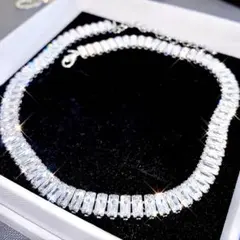 チョーカー　ビジューネックレスGラインストーンネックレスGジルコニアネックレスG